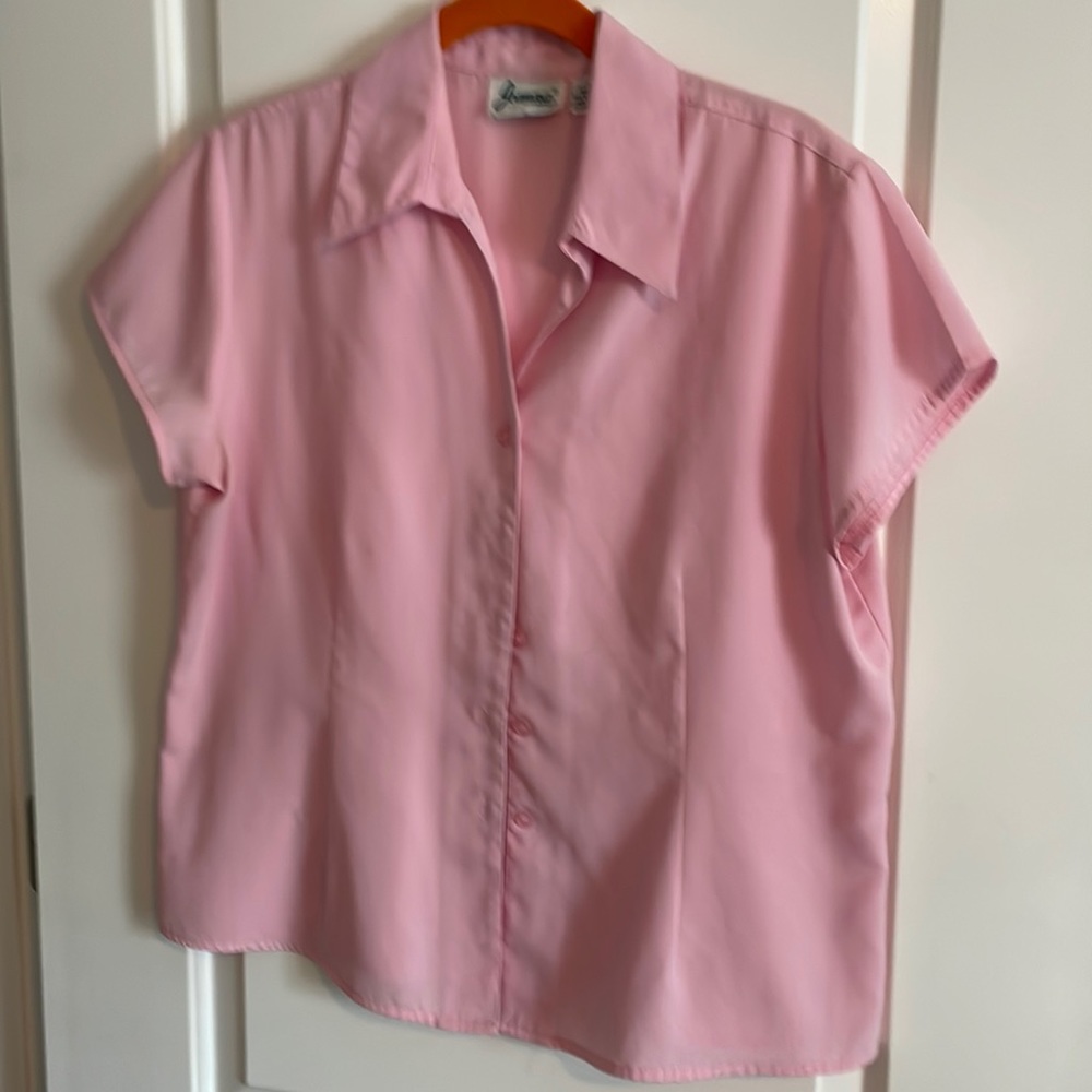 Pink short sleeves , never worn